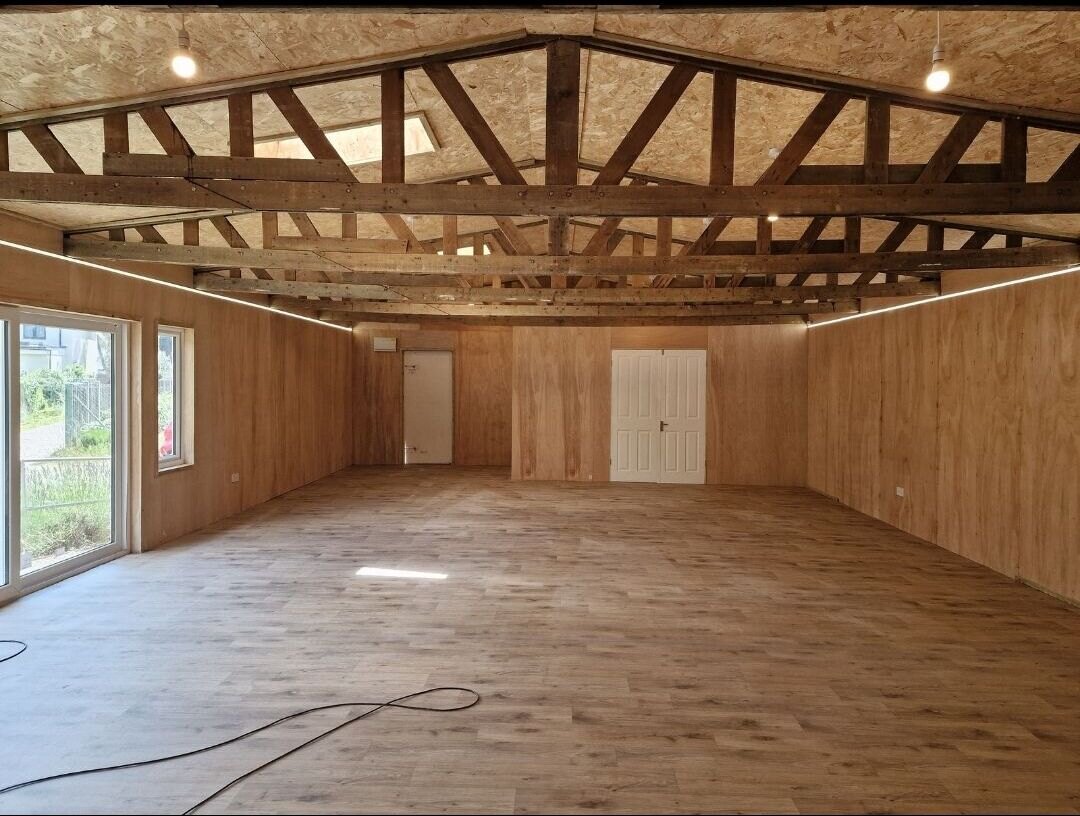 Completed community hall