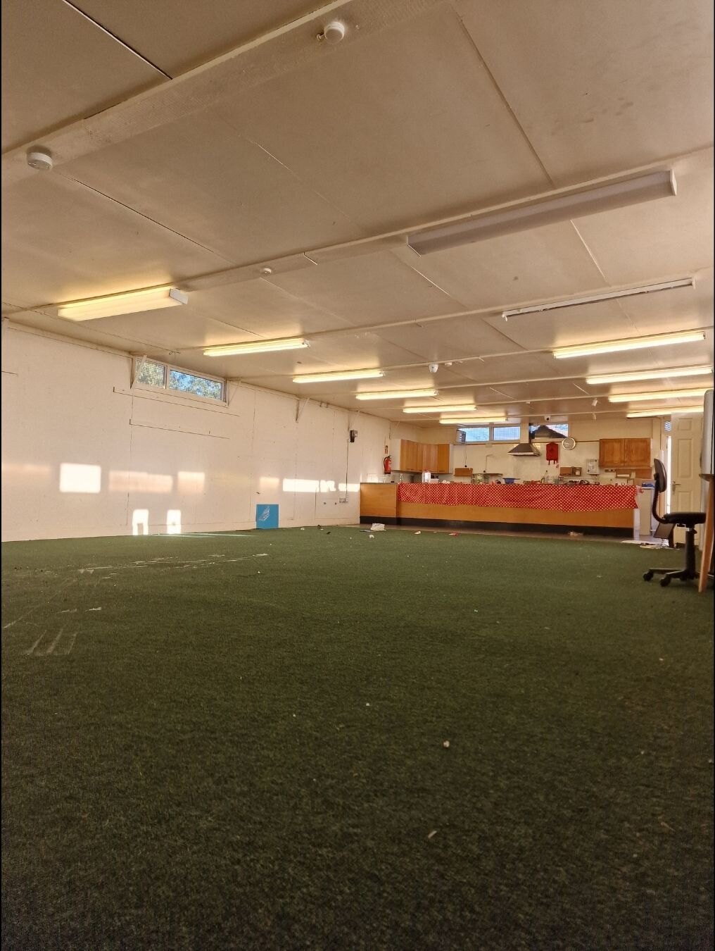 Community hall before refurbishment